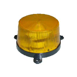 Key Specifications/Special Features:

    * 180mA, 3W
    * Rated Voltage: 6VDC to 12VDC
    * 90 flashes/minute
    * Dimensions (diameter x H): 70 x 43mm
    * Weight: 80g