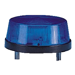 Key Specifications/Special Features:

    * Output: 3W
    * Rated voltage: 6V to 12V DC, 24V available
    * Current drain: 180mA
    * Flash rate: 90 flashes/minute
    * Material: ABS resin base, polycarbonate/acrylic lens
    * Base color: black
    * Lens colors: clear, amber, blue, red
    * Dimensions: 70 x 31mm
    * Weight: 80g